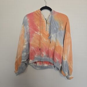 PINK Victoria's Secret Pastel Tie-Dye Hoodie